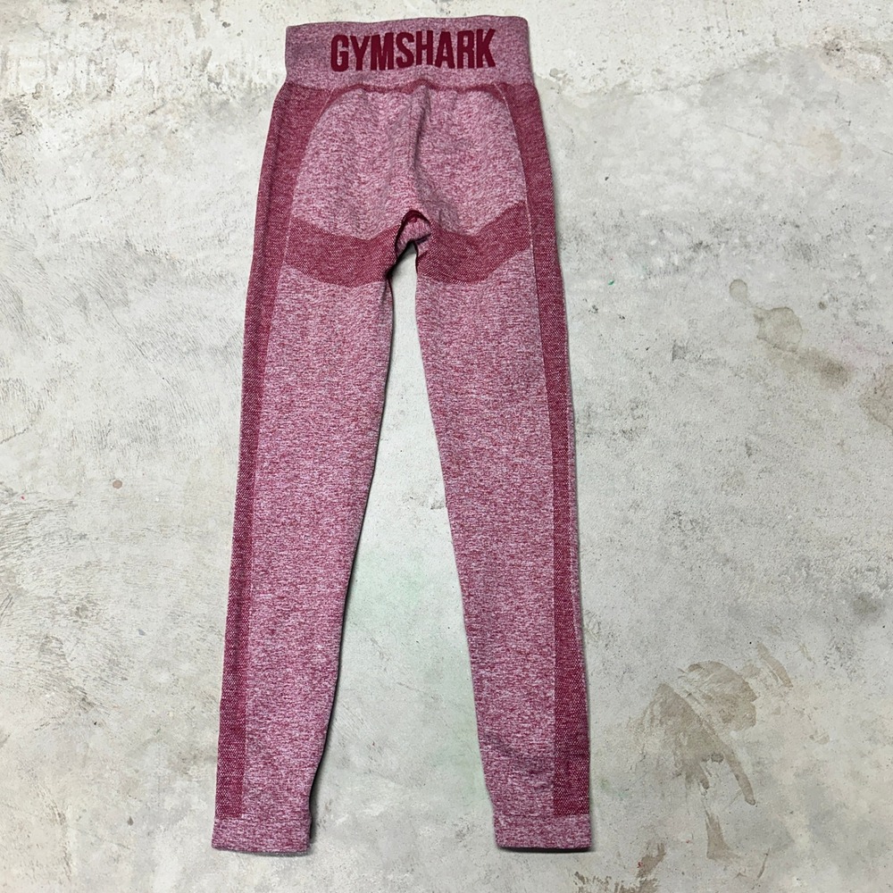 Gymshark Burgundy Seamless High Waisted Workout Leggings‎ Activewear